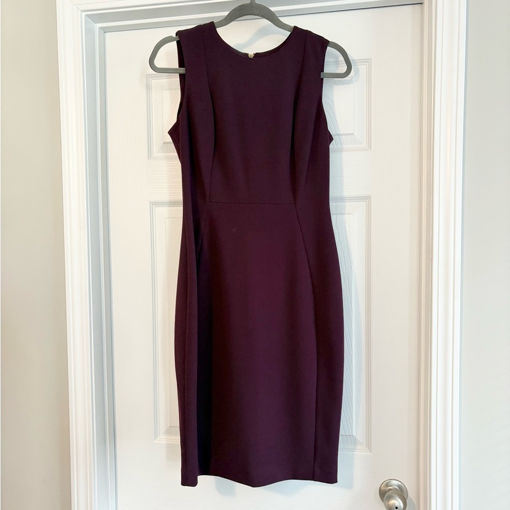 Calvin Klein Plum Midi Dress